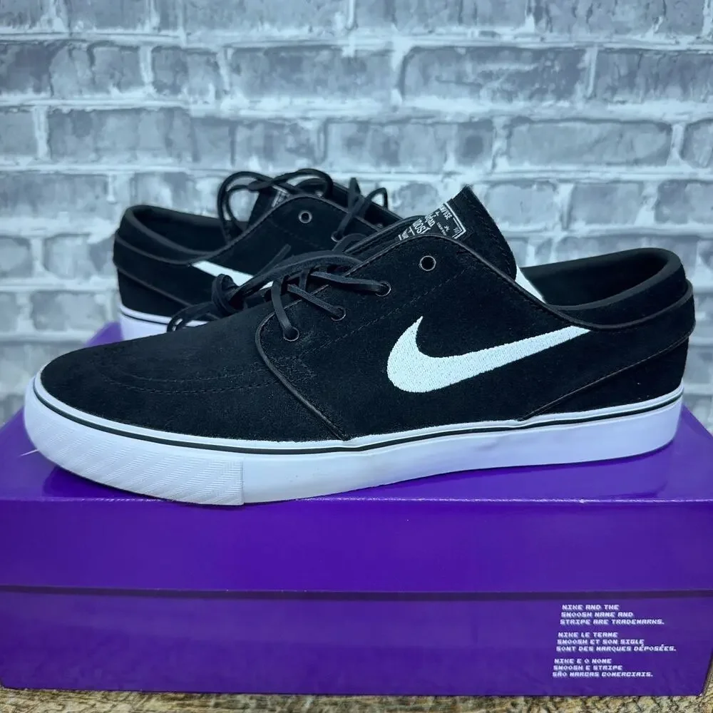 Nike Zoom Stefan Janoski+ SB Shoes Black White FD6757-001 Mens Size 12 New